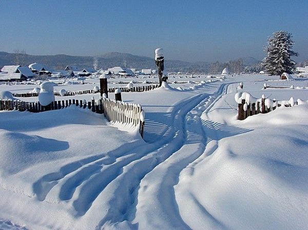 Paysage de neige