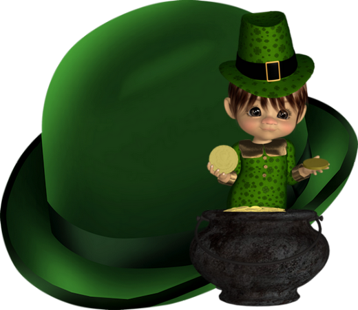 mon tube st patrick pour vos créas