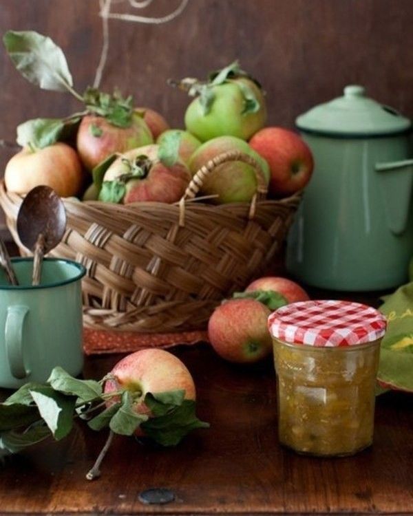 pommes et confiture