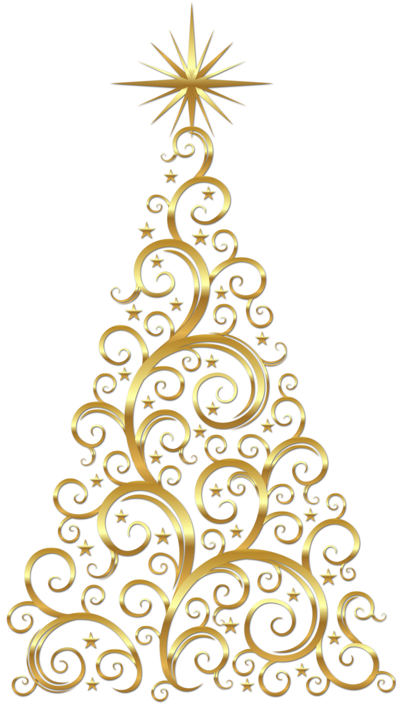 Transparent_Gold_Deco_Christmas_Tree_Clipart.png