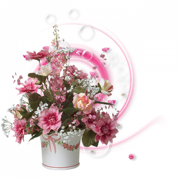 mon tube vase fleuries pour vos créas