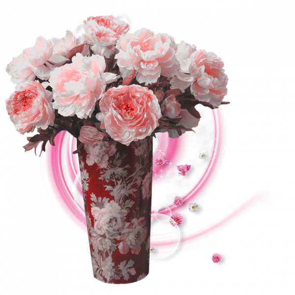 mon tube vase fleuries pour vos créas