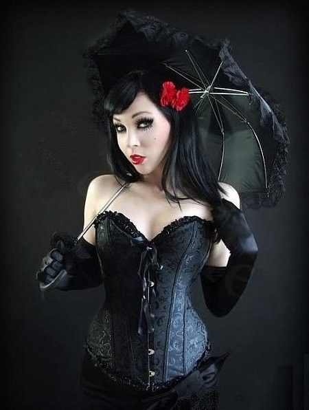 belle femme en corset